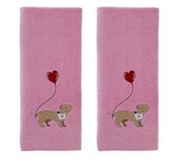 SKL Home Valentine Dachshund Hand Towel Set, 2 Count