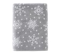 SKL Home Winter Scattered Snowflakes Bath Towel, Gray