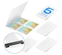 SKLENICE Laminator Carrier Sleeve Lamination Carrier Thermal Laminating Carriers Sheets Thermal Carrier Sheet for Laminator with All Brand Laminating Pouch (5, Letter Size)