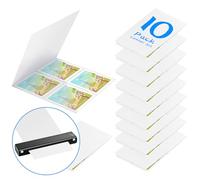 SKLENICE Laminator Carrier Sleeve Lamination Carrier Thermal Laminating Carriers Sheets Thermal Carrier Sheet for Laminator with All Brand Laminating Pouch (10, Letter Size), SZUS-D0004