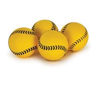 SKLZ Baseball Practice Balls, Yellow, 4" Soft Foam Training Balls, Pack of 12