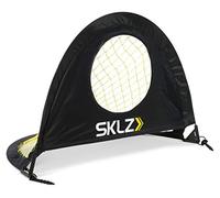 SKLZ Football 2-in-1 Precision Pop-Up Goal and Target Trainer, Football Training Equipment, Football Goal, Black/Yellow, 3ft x 2ft