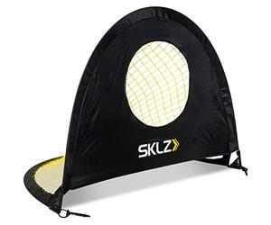 SKLZ Precision Pop-Up Soccer Goal, Durable 2-in-1 Design for Training and Games, Lightweight, Easy Setup, Includes Carry Bag - 121 x 91 cm, Perfect for Coaches, Players, Outdoor Practice, Home Use