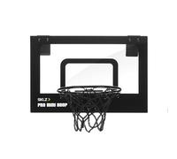 SKLZ Pro Mini Micro Basketball Hoop, Easy-Mount Shatterproof Backboard, Foam Mini-Ball Included, Perfect for Home, Office, or Dorm Use - Clear, Heavy-Duty, 3-Ply Net, Fun for All Ages, 10.2 cm Ball