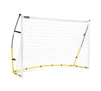 SKLZ Quickster Football Goal, Ultra-Portable Kids Football Goal, Quick Set Up, White/Black/Yellow, 8ft x 5ft