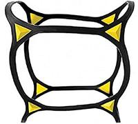 SKLZ Square Up Basketball Shooting Aide, Durable Silicone Strap, Fits Official Size Basketballs, Black/Yellow