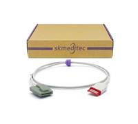 skmeditec 3.2FT SpO2 Sensor Cable Compatible with Masimo Rad-97, Reusable PediatricFingerSleeve Probe, Replacement Cord