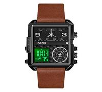 SKMEI Men Digital Watch, Waterproof Military Wrist Watch for Men, Analogue Quartz Watch with Luminous Chronograph Alarm
