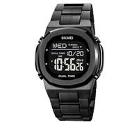 SKMEI Men Watch Single Display Electronic Watch Waterproof Fashion Business Trend Watches Men's Watches - 2004, BLACK BLACK