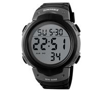 SKMEI Men's Digital Big Face Waterproof Electronic LED Sport Wrist Stop Watch