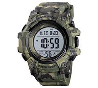 SKMEI Men's Digital Sport Watch, S1552Army Green, Waterproof to 50M with Alarm, Multifunction Display, LED Light, Shock Resistant, Swimming