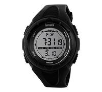 Skmei trendy sports watch student watch electronic watch(several styels optional) (Female black)