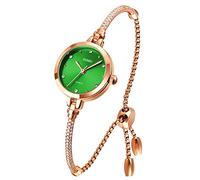 SKMEI Women Watches Bracelet Diamond Ladies Female Small Rose Gold Fashion Luxury Thin Waterproof Analog Quartz Casual Girls Wife Gifts Silver Wrist Watch