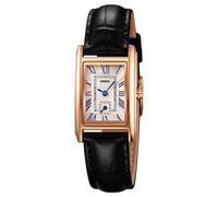 SKMEI Women's Luxury Vintage Quartz Watches Elegant Waterproof Fashion Dress Watches Roman Numeral Stylish Ladies Wristwatches, RoseGoldenBlack