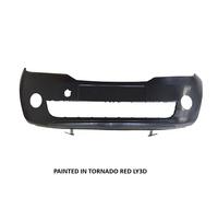 Skoda Citigo 12-17 Front Bumper With fog light holes Painted in Tornado red LY3D