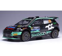 Skoda Fabia Rally 2 #22 Safari Rally Kenya 2024 Greens. / Anders. 1:18 Model