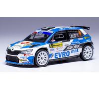 Skoda Fabia Rally2 E #6 Barum Rally 2021 Kopecky / Hlousek 1:43 Model IXO MODEL