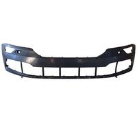 Skoda Karoq 17-22 Front Bumper Matt Black With Headlight Wash Holes