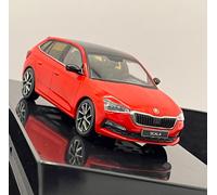Skoda Scala 2019 in red, 1:43 scale diecast car model with case from IXO, CLC527
