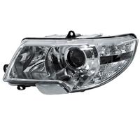 Prasco Headlight - Skoda Superb 2008-2012 - Left (Nearside Passenger)