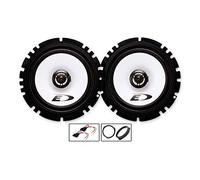 Skoda Yeti Speaker upgrade Front Door Alpine car speakers 6.5" 17cm + Rings 220W
