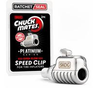 SKÖG Chuck Mates Platinum (1 Pack) Quick-Connect with Patented RatchetSeal Technology for Tire Inflators Open-Type