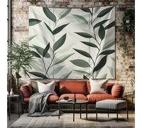 SKOEUI Minimalist bamboo leaves Tapestry 230x180 cm Green Tapestry Wall Hanging Throw College Dorm Decor Tapestries Room Art Home Decoration Gift Bedroom Decor Living Room Door