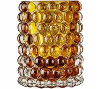 Skogsberg & Smart - Hurricane Boule Candle Holder Large 18 cm, Amber - Amber