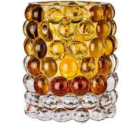 Skogsberg & Smart - Hurricane Boule Candle Holder Regular 12 cm, Amber - Amber