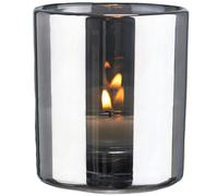 Skogsberg & Smart - Hurricane Candle Holder 9 cm, Silver - Silver