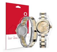 skoko [2 Pack] Screen & Back & Buckle Protective Film Compatible with Rolex Datejust 28mm Ref. 279160 279161 279163 279171 279173 279174, Transparent Clear Skin