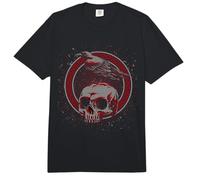 Skol Nordic Mythology Scandinavian Viking Raven Skull Viking Comfort Colors Adult Heavyweight T-Shirt