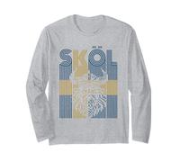 Skol Retro Style Nordic Viking Long Sleeve T-Shirt