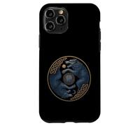 Skoll and Hati Yin Yang Sun and Moon Norse Viking Rune Case for iPhone 11 Pro