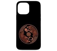 Skoll and Hati Yin Yang Sun and Moon Norse Viking Rune Case for iPhone 13 Pro Max