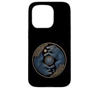 Skoll and Hati Yin Yang Sun and Moon Norse Viking Rune Case for iPhone 15 Pro