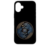Skoll and Hati Yin Yang Sun and Moon Norse Viking Rune Case for iPhone 16 Plus