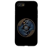 Skoll and Hati Yin Yang Sun and Moon Norse Viking Rune Case for iPhone SE (2020) / 7/8