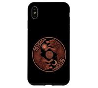Skoll and Hati Yin Yang Sun and Moon Norse Viking Rune Case for iPhone XS Max
