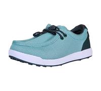 SKONI Women's Spikeless | Slip On | Lightweight | Golf Shoe, Seafoam Green, 4.5 UK