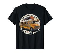 Skoolie Adventures School Bus Conversion Nomad T-Shirt