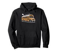 Skoolie Life School Bus Conversion Owner Living Road Pullover Hoodie