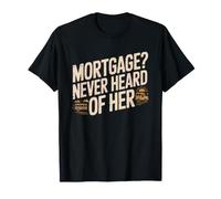 Skoolie Owner Lives Mortgage Free School Bus Humor Life T-Shirt