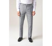 Skopes Anello Grey Check Tailored Fit Suit Trousers Grey