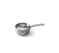 SKOTTSBERG Stainless Steel Saucepan with Lid, Diameter 16 cm, 1.5 L, PFAS-Free, Dishwasher Safe, with Spout, for Induction, Gas, Ceramic and Oven