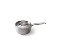 SKOTTSBERG Stainless Steel Saucepan with Lid - Diameter 18 cm - 2.2 L - PFAS-Free, Dishwasher Safe - for Induction, Gas, Ceramic and Oven