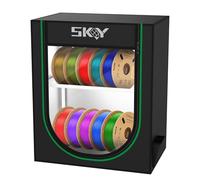 Skouphy Filament Storage Box, Moisture-Proof and Dust-Proof, 2-Tier Storage Shelves for 3D Printing Business, Studio, Office Workshop -10 Rolls