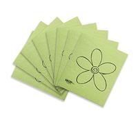 Skoy Cloth, 8-Pack Versatile Swedish Dishcloths for Kitchen and Household Use, Reusable Cleaning Cloths, Planet-Friendly, Dishwasher and Dryer-Safe, Apple Green