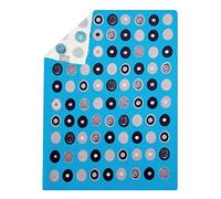 Skoy Kitchen Towel, 100% Recycled Polyester Towel for Dishes, Glassware, Cookware and Hands, Reversible Design, Absorbent Kitchen Towel, 18" x 24", 1-PK, Blue