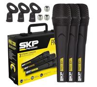 SKP Pro Audio PRO-33K Dynamic Cardioid Microphone Kit (3 Microphones)
